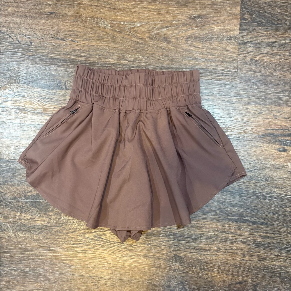 Birdie Chocolate Brown Skort